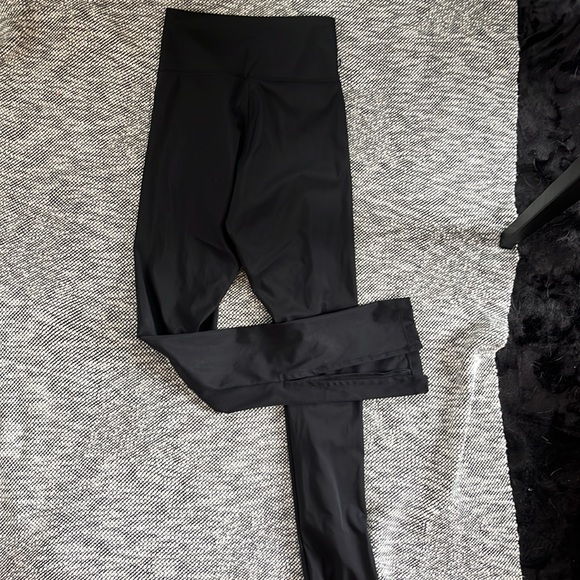 Adidas black pants with slits at bottom - Picture 3 of 3